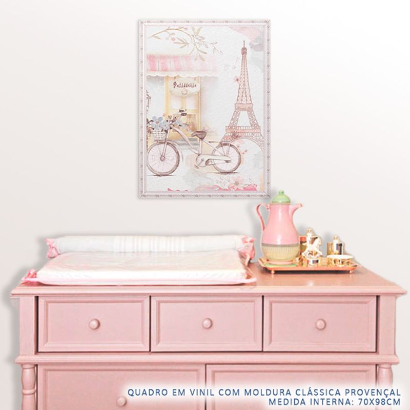 Quadro-Infantil-Patisserie-Paris-Rosa-2