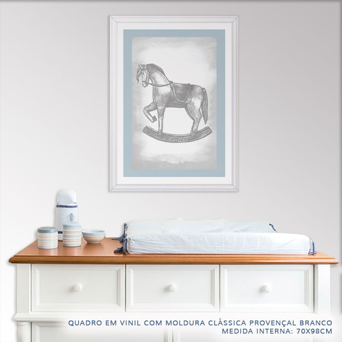 Quadro-Infantil-Cavalinho-Classic-Azul-2