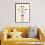 Quadro-Infantil-Girafa-Moderna-Amarelo-2