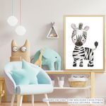 Quadro-Infantil-Selva-Zebra-Color-2