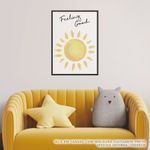 Quadro-Infantil-Sol-Feeling-Good-Amarelo-2