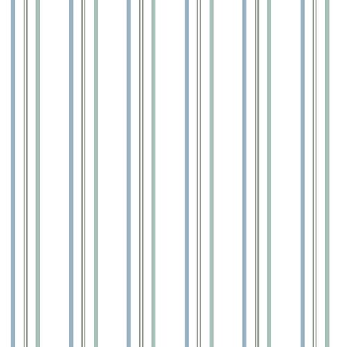 Papel de Parede Infantil Listra 3 Cores Verde