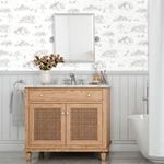 Papel-de-Parede-Toile-de-Jouy-Adulto-Bege-com-Fundo-Branco-2