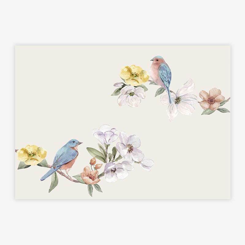 Quadro-Infantil-Passaros-Bege-1