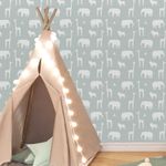 Papel-de-Parede-Silhueta-Safari-1