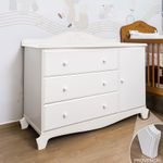 Comoda-Nobile-Branco-Pronvencal-com-Porta-1