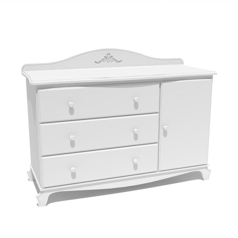 Comoda-Nobile-Branco-Pronvencal-com-Porta-6