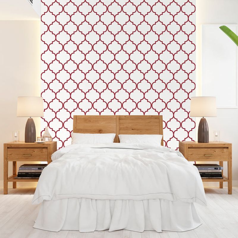 Papel-de-Parede-Arabesco-Aquarela-Vermelho-2