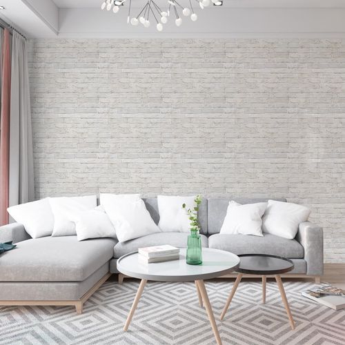 Papel de Parede Tijolo Branco