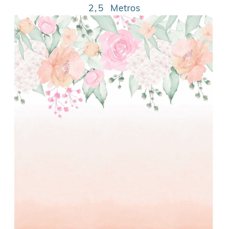 Papel-de-Parede-Jardim-com-Rosas-Aquarela-Coral---Mural-2