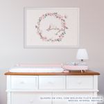 Quadro-Infantil-Jardim-Guirlanda-com-Passaros-Rosa-2