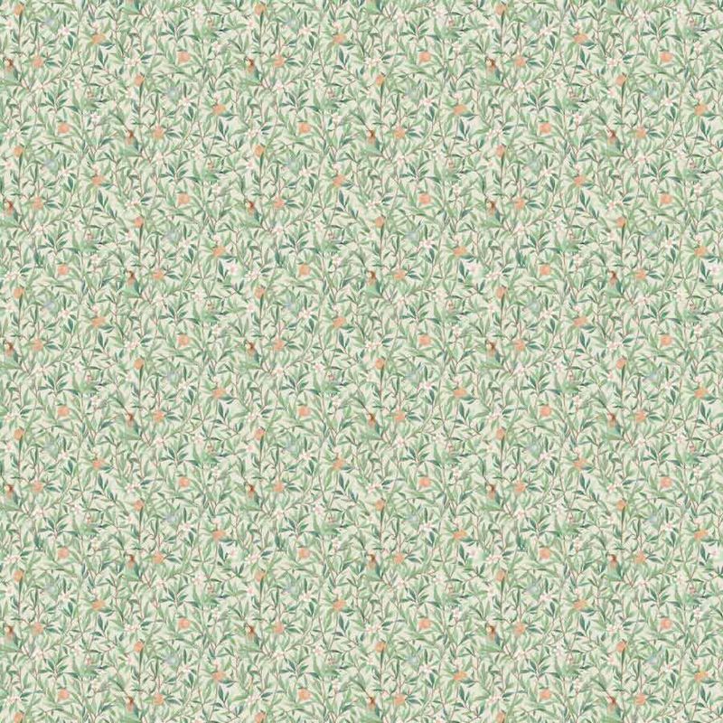 Papel-de-Parede-Folhas-com-Passaros-Aquarela-Verde-3