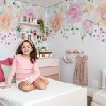 Papel-de-Parede-Jardim-com-Rosas-Aquarela-Coral---Mural