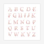 Quadro-Infantil-Floral-Letra-Rosa-3