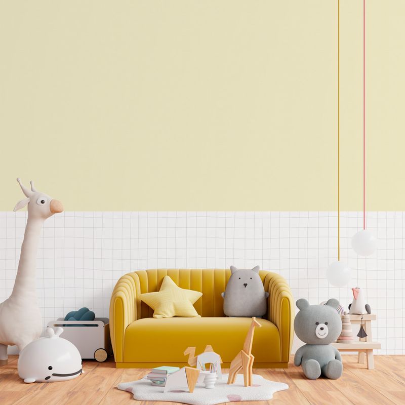 Papel-de-Parede-Gride-com-Textura-Amarelo---Mural-1