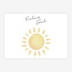 Quadro-Infantil-Sol-Feeling-Good-Amarelo-Horizontal-1