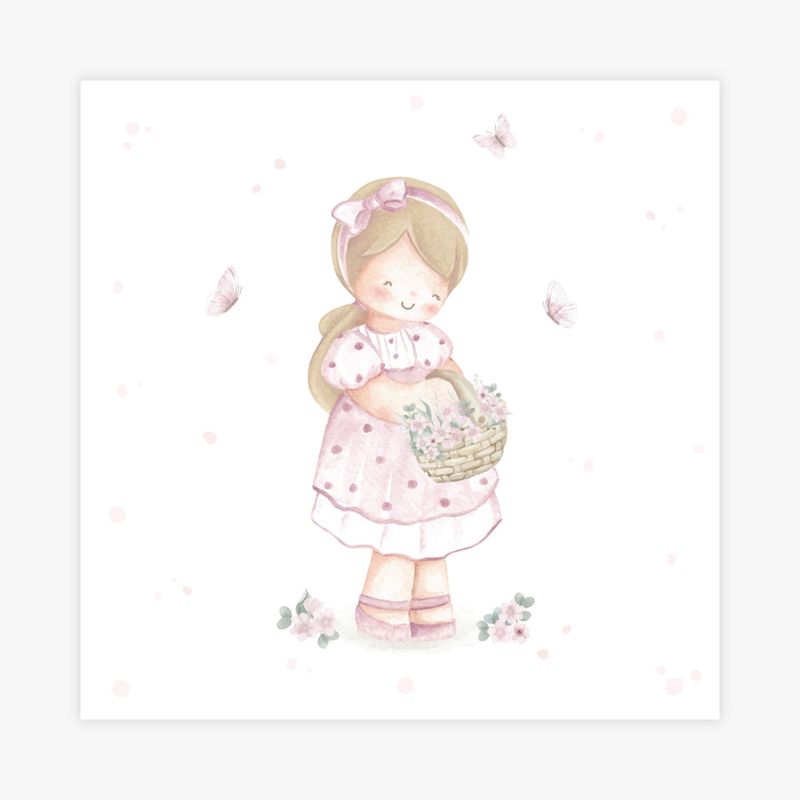 Quadro-Infantil-Jardim-Menina-Rosa-1