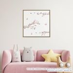 Quadro-Infantil-Jardim-Galho-a-Esquerda-Rosa---Quadrado-2