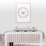 Quadro-Infantil-Jardim-Guirlanda-com-Borboletas-Rosa-Vertical-2