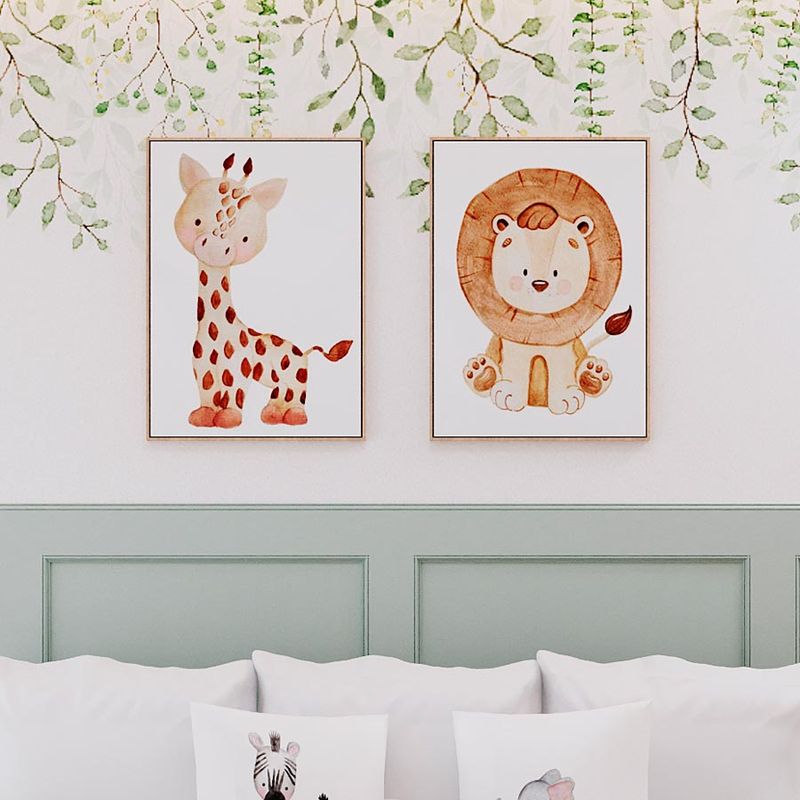 Quadro-Infantil-Selva-Leao-Color-3