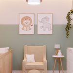 Quadro-Infantil-Selva-Elefante-Color-3