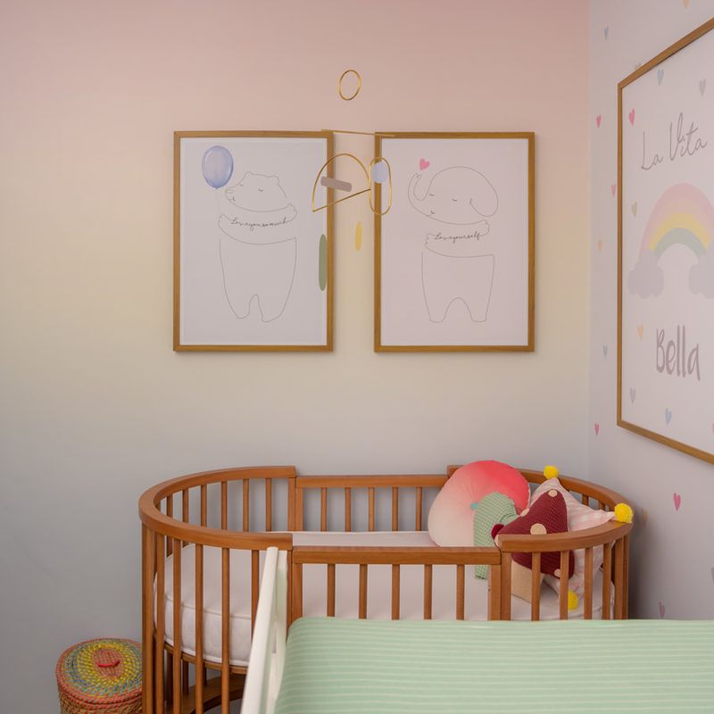 Quadro-Infantil-Elefante-Love-Yourself-Rosa-3