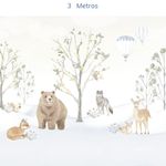 Papel-de-Parede-Bichos-na-Neve---Mural-3