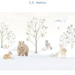 Papel-de-Parede-Bichos-na-Neve---Mural-4