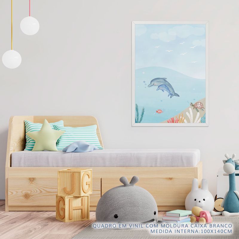 Quadro-Infantil-Fundo-do-Mar-Golfinho-2