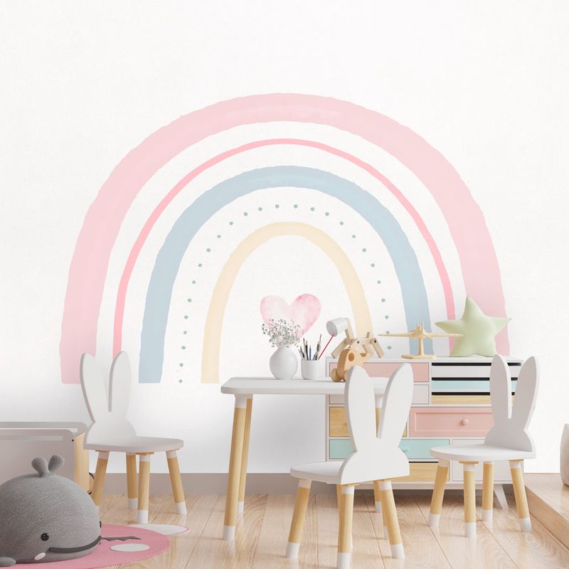 Papel-de-Parede-Arco-Iris-Aquarela---Mural-1