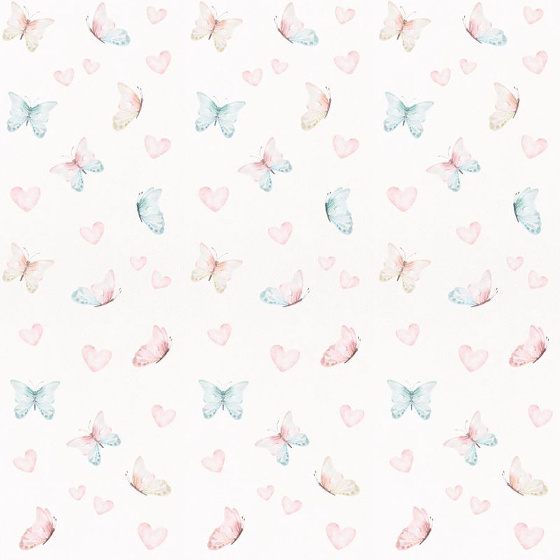 Papel-de-Parede-Borboleta-e-Coracoes-Aquarela-3
