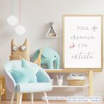 Quadro-Infantil-Toda-Crianca-E-Um-Artista-Borboleta-2