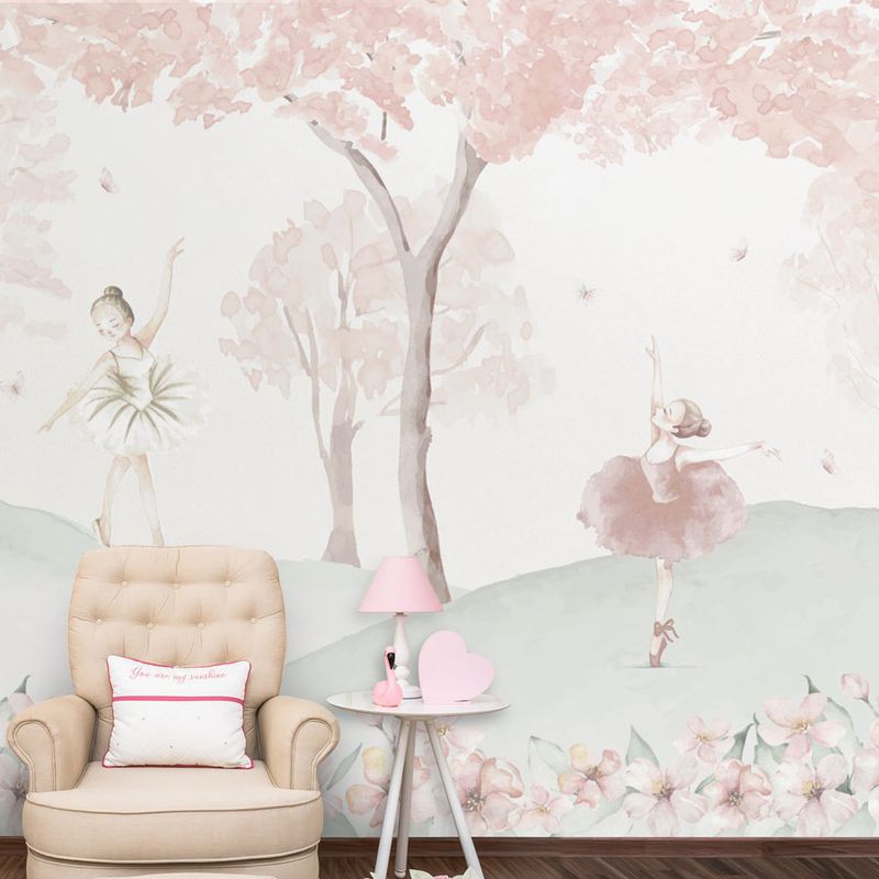 Papel-de-Parede-Bailarinas-Rosa---Mural-1