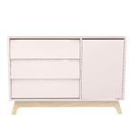 Comoda-de-Bebe-Raika-com-Porta-Rosa-Claro-e-Pe-Madeira-Clara-2