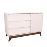 Comoda-de-Bebe-Raika-com-Porta-Rosa-Claro-e-Pe-Mel-1