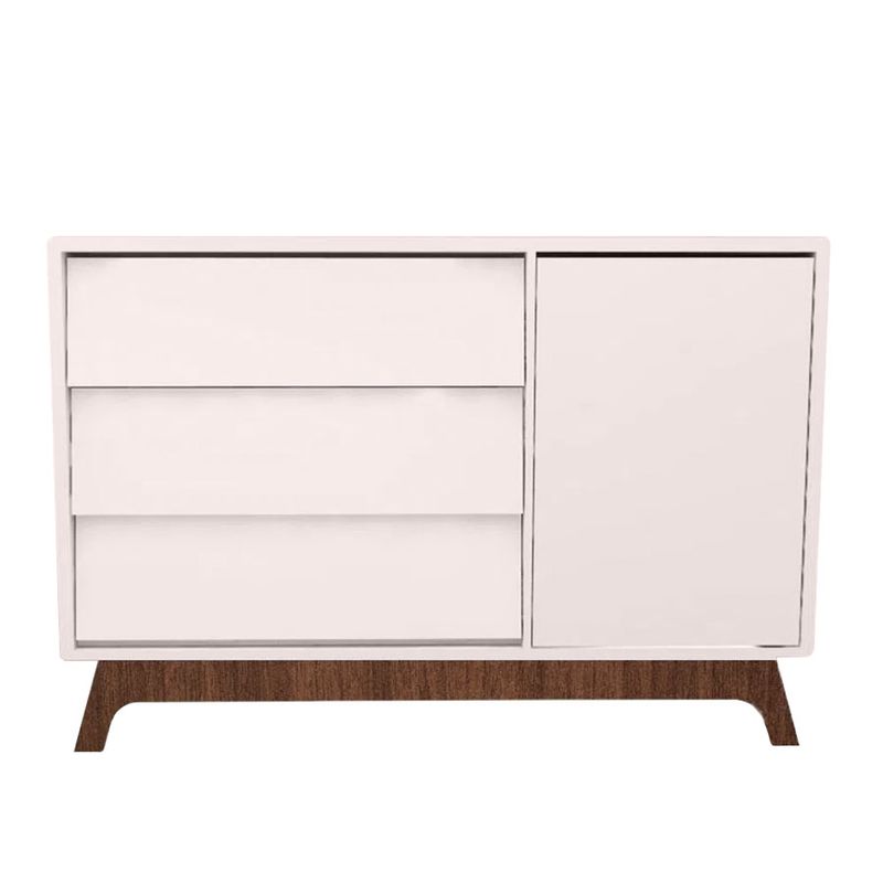 Comoda-de-Bebe-Raika-com-Porta-Rosa-Claro-e-Pe-Mel-2