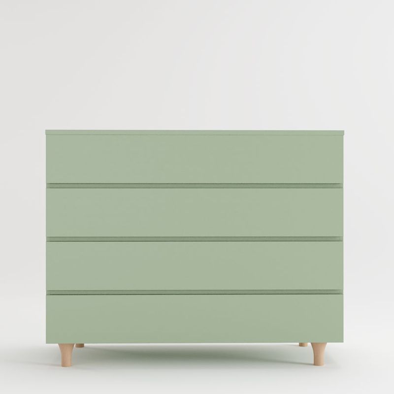 Comoda-de-Bebe-Haus-Nature-4-Gavetas-Verde-Jardim-e-Carvalho-110CM-3