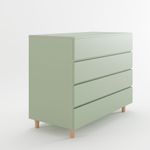 Comoda-de-Bebe-Haus-Nature-4-Gavetas-Verde-Jardim-e-Carvalho-110CM-5