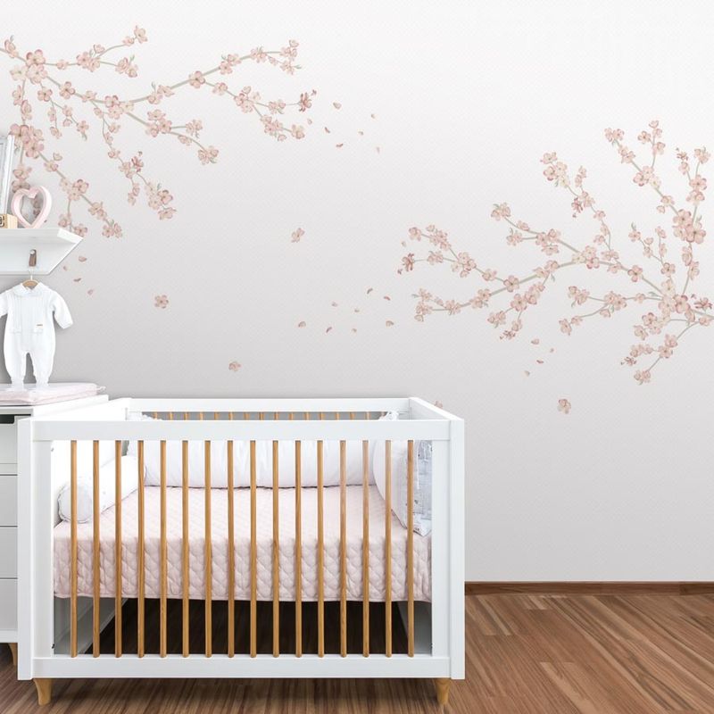 Papel-de-Parede-Floral-Galhos-de-Cerejeira---Mural-1