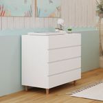 Comoda-de-Bebe-Haus-Nature-4-Gavetas-Branca-e-Carvalho-90CM-2