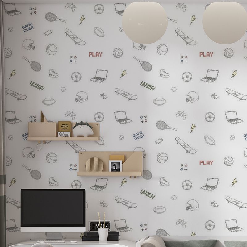 Papel-de-Parede-Sport-e-Gamer-Cinza-1