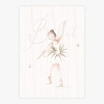 Quadro-Infantil-Bailarina-Bege---Vertical-1