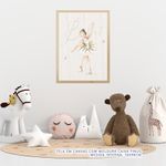 Quadro-Infantil-Bailarina-Bege---Vertical-2