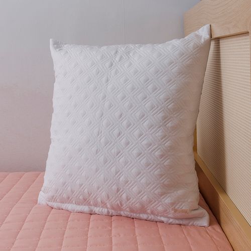 Capa de Almofada Losango Cru 50cm x 50cm