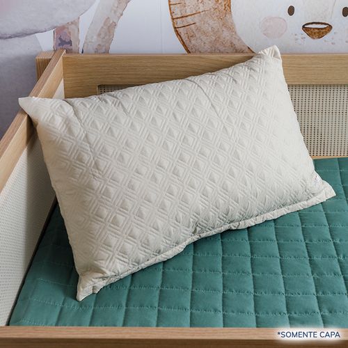 Capa de Almofada Losango Bege 60cm x 40cm