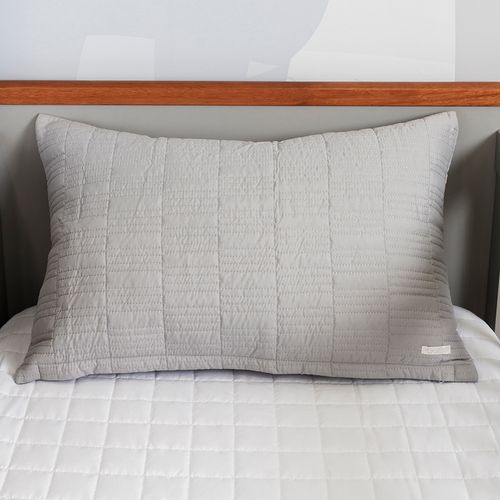 Capa de Almofada Retangulo Cinza 60cm x 40cm