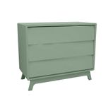 Comoda-de-Bebe-Raika-3-Gavetas-Verde-Jardim-1