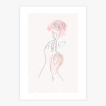 Quadro-Maos-com-Rosa-Minimalista-Aquarela-Rose-1