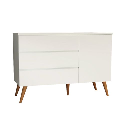 Cômoda de Bebê Viena Com Porta Areia Com Pé Mel