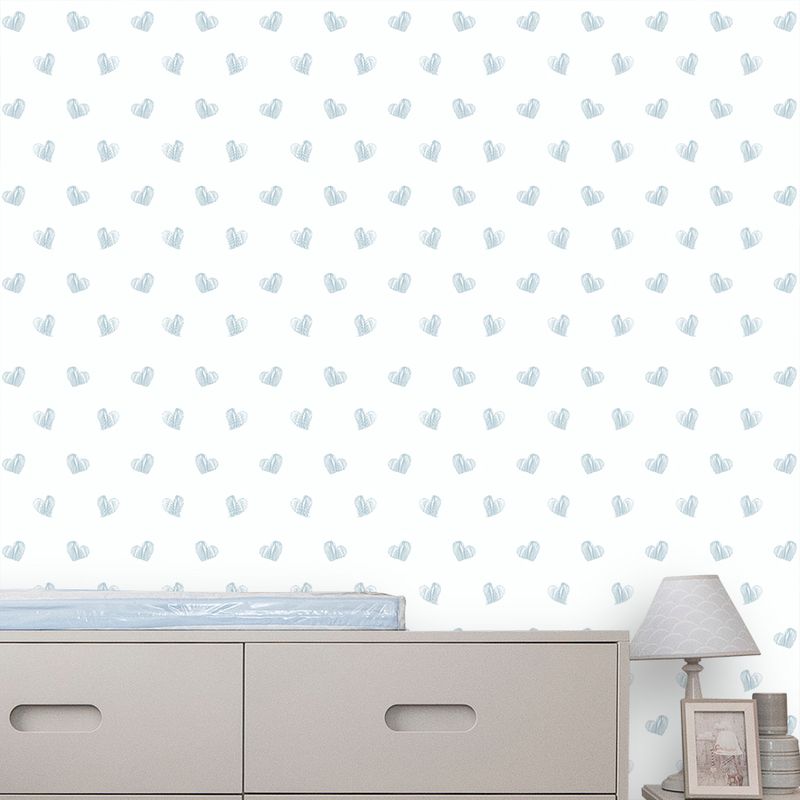 Papel-de-Parede-Coracao-Rabiscado-Azul-Classico-3